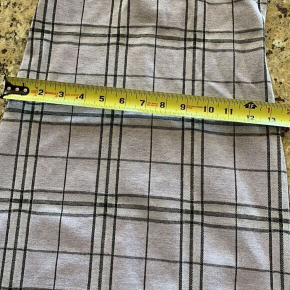 Purple Lavender Plaid Mini Stretchy Adjustable Straps Dress - Picture 9 of 9